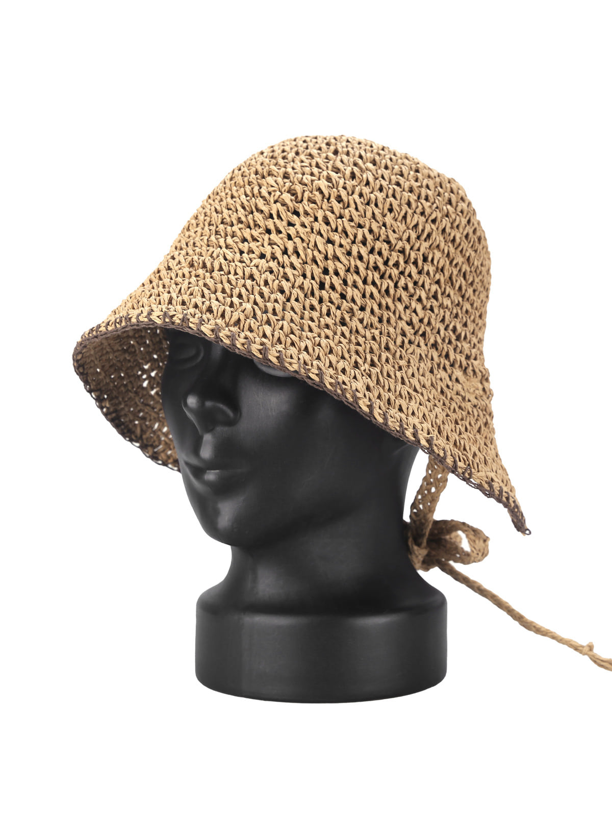여성 벙거지 LDJH071 지사 리본끈 보넷 여름 모자